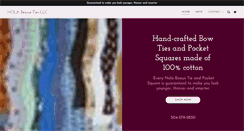 Desktop Screenshot of nolabeauxties.com